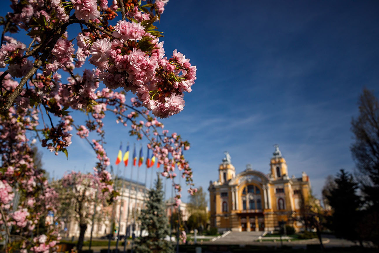 Cluj-Napoca im Frühling