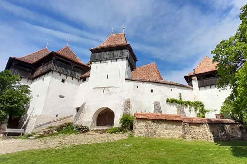 Dorf Viscri und die befestigte Kirche | Dorf Viscri, Gemeinde Bunești, Landkreis Brașov